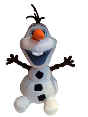 La peluche originale de bonhomme de neige d'Olaf congelée par Disney bourrée joue écologique