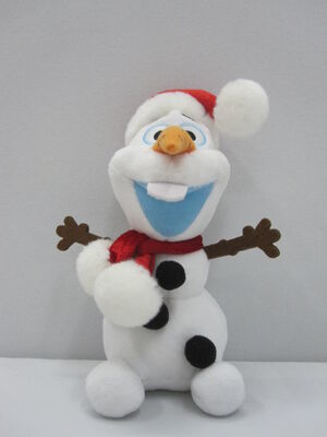 La peluche originale de bonhomme de neige d'Olaf congelée par Disney bourrée joue écologique