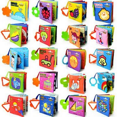 20 livres de tissu de Bbay de styles pour le papier sain de jouets éducatifs de bébé pour le bébé apprenant tôt