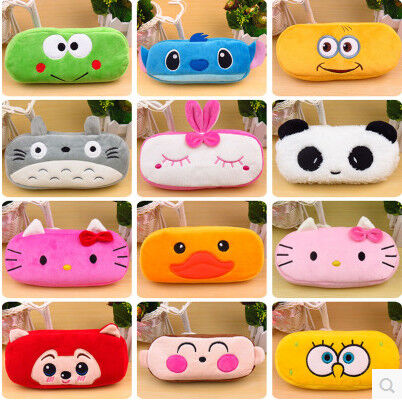 Trousse d'écolier animale mignonne d'enfants/sac frais de crayon de peluche pour l'école