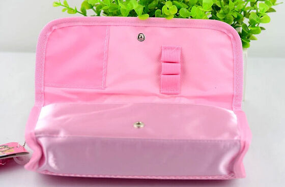 Princesse Plush Pencil Bag pourpre/de rose Disney avec la tirette pour des cadeaux de promotion