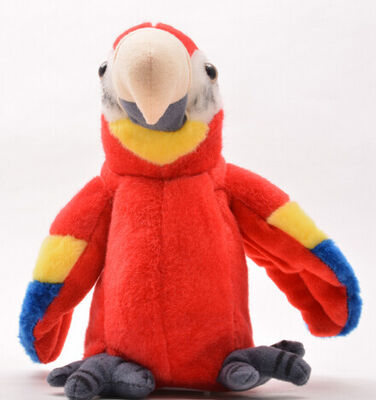 La peluche parlante interactive éducative joue le perroquet musical pour le festival