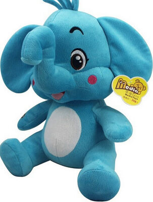jouets musicaux de peluche d'éléphant de 12 pouces pour le bébé tôt apprenant et jouant