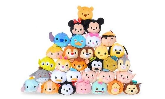 Jouets chauds de peluche de collection de Disney Tsum Tsums pour le sac de Keychain de décapant d'écran de téléphone portable