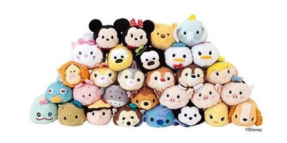 Jouets chauds de peluche de collection de Disney Tsum Tsums pour le sac de Keychain de décapant d'écran de téléphone portable