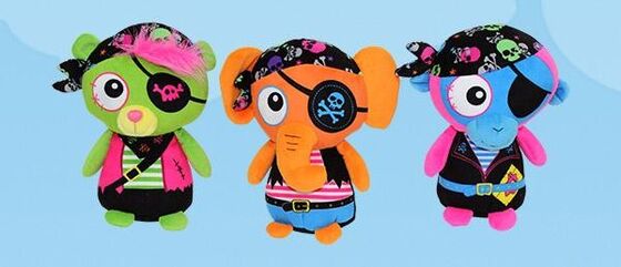 la peluche de Halloween de 8 de pouce caractères de carnaval joue de petites peluches