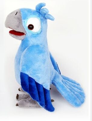 Rio 2 jouets de peluche de bande dessinée bourrés par bijou de garçon bleu pour la promotion et les cadeaux