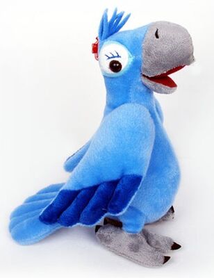 Rio 2 jouets de peluche de bande dessinée bourrés par bijou de garçon bleu pour la promotion et les cadeaux