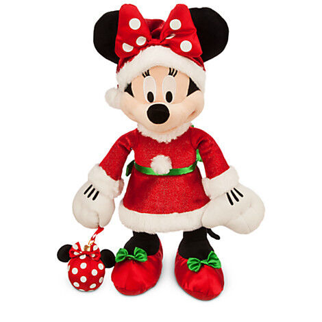 Les jouets faits sur commande mignons Disney de peluche stockent des jouets de peluche de Minnie Mouse de Noël pour le CE de partie approuvé