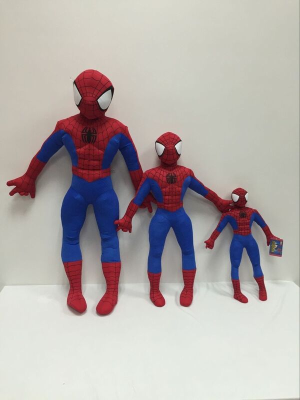 40cm, 60cm, jouets mous bourrés belle Spiderman par peluche de bande dessinée de 90cm de grande taille originale