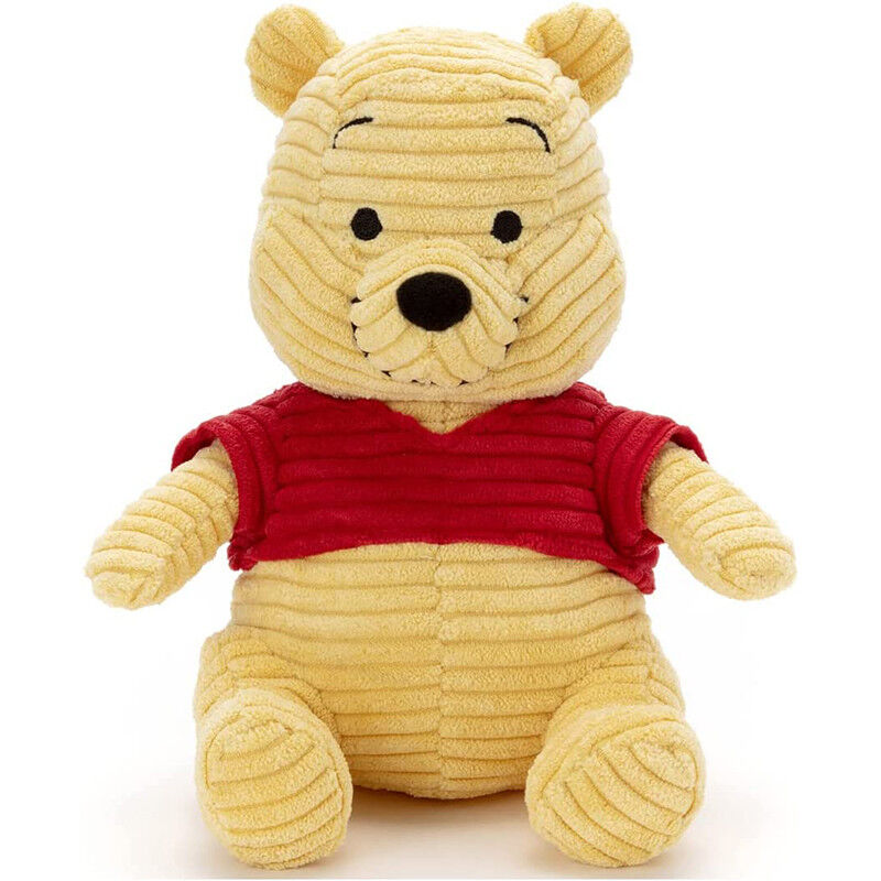 Peluche Winnie l'Ourson en velours côtelé mignon et adorable, 35 cm