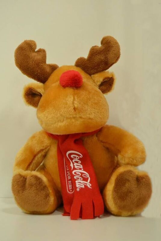 Jouets promotionnels de peluche de renne d'orignaux de Noël de jouets de cadeaux bourrés 8 par pouces