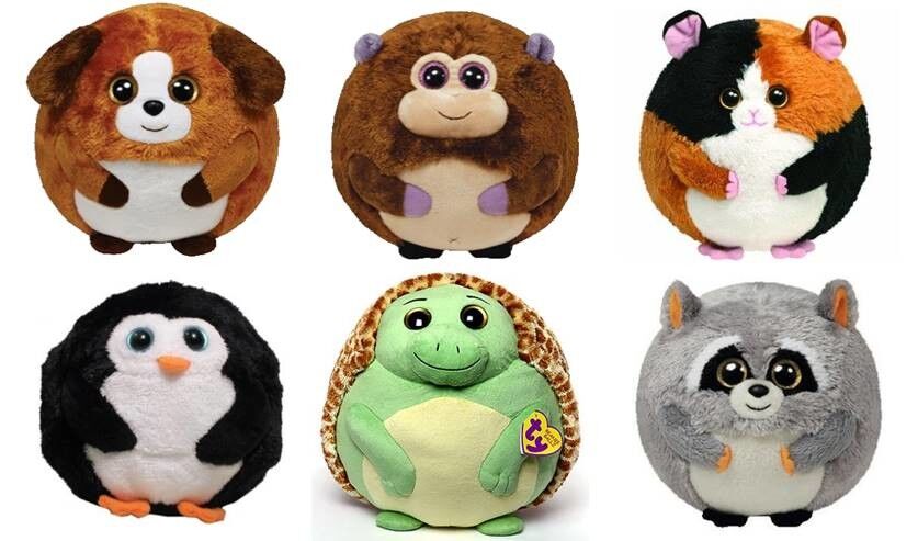 les cadeaux promotionnels animaux de forme ronde de 25cm joue le vert/Brown/couleur grise