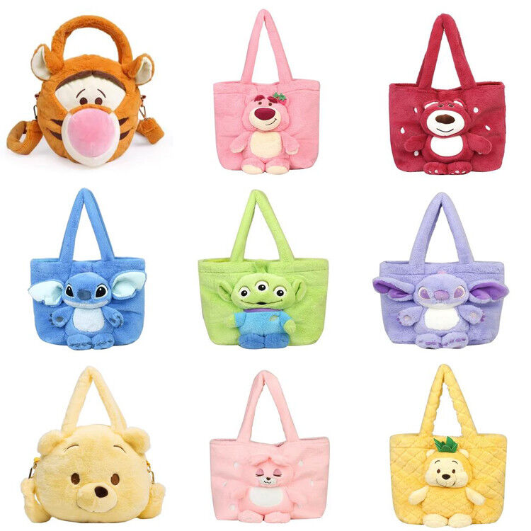 Sacs à bandoulière Disney pour femmes, sacs à main, sacs à bandoulière, sacs en peluche