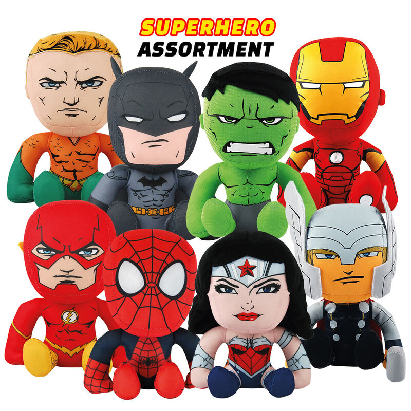 La peluche originale de superhéros de bande dessinée de mode joue la collection pour des cadeaux de promotion 8 pouces