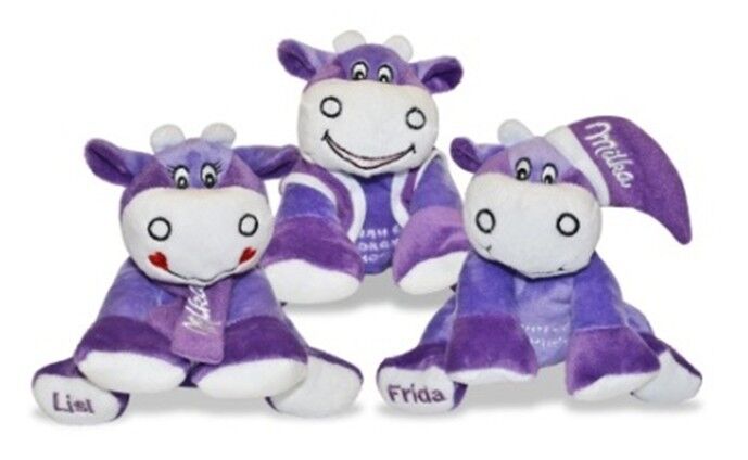 jouets de peluche à Milka de 8 pouces petits de peluche pourpre de vache pour des enfants, enfants