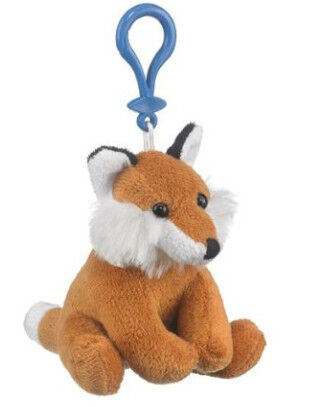 Peluche bourrée par Fox adaptée aux besoins du client de Brown Keychain la petite joue la taille de 12cm