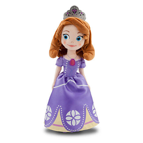 Petits jouets bourrés de princesse Sofia de poupée molle bleue de peluche pour de petites filles