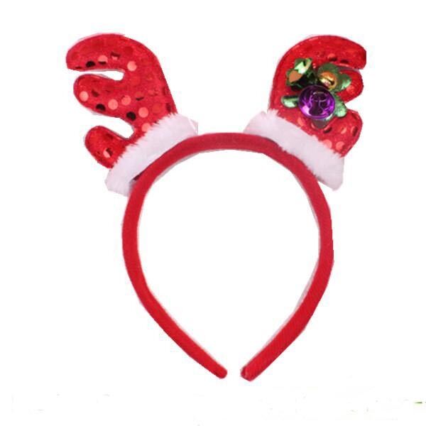 Chapeau de bandeau d'andouillers de mode - accessoire de costume d'oreilles de Rindeer de peluche pour la partie