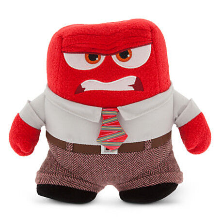 la peluche bourrée par bande dessinée de 9inch à l'envers Disney joue la colère de broderie